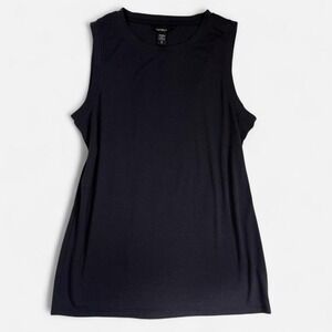 Athleta Black Stretch Workout Tank Top Size SMall